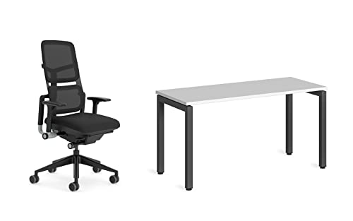 Steelcase Please Air - Ergonomischer, höhenverstellbarer Bürodrehstuhl Ottima Portico - Homeoffice-Schreibtisch von Steelcase