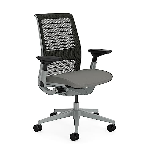 Steelcase Think Ergonomischer Bürostuhl mit LiveBack Lumbalstütze, 4D-Armlehnen, nachhaltigem Design Eule von Steelcase