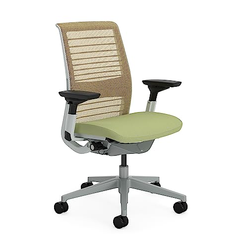 Steelcase Think Ergonomischer Bürostuhl mit LiveBack Lumbalstütze, 4D-Armlehnen, nachhaltigem Design Spross von Steelcase