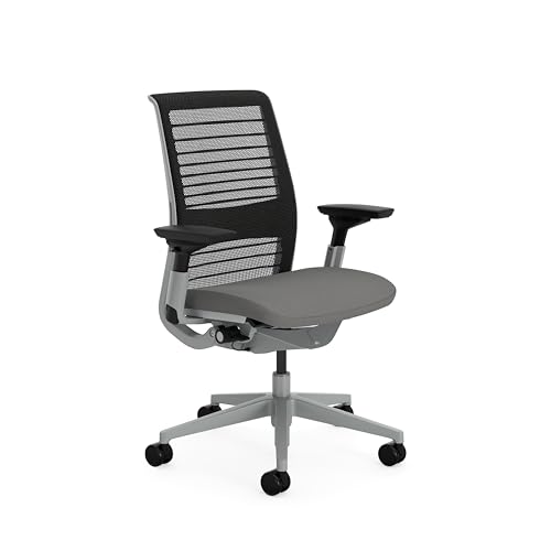 Steelcase Think Ergonomischer Bürostuhl mit LiveBack Lumbalstütze, 4D-Armlehnen, nachhaltigem Design Eule von Steelcase