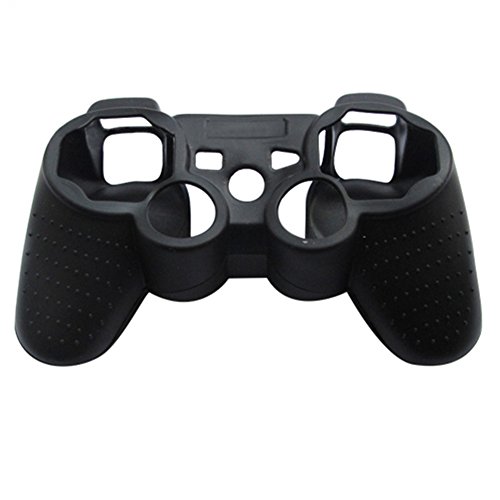 steellwingsf Silikon Schutz Skin Cover Wrap Case für Playstation 3 PS3 Controller Gamepad schwarz Schwarz Einheitsgröße von Steellwingsf