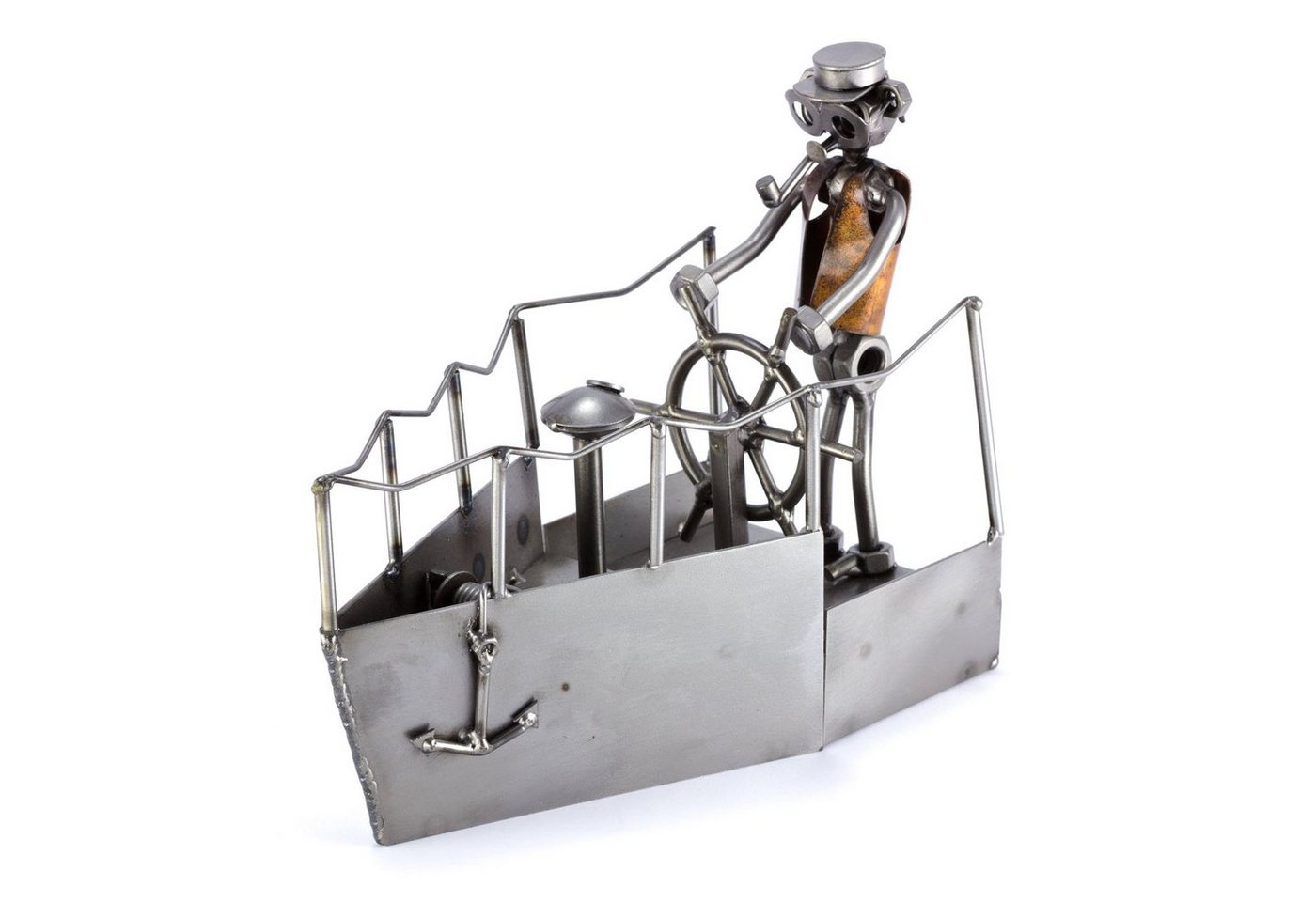 Steelman24 Dekofigur Kapitän mit Boot Steelman24 Dekofigur Kapitän mit Boot von Steelman24