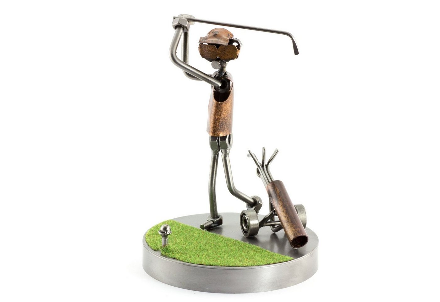 Steelman24 Dekofigur Steelman24 - Coup De Golf sur Le Vert - Scultpure d'acier von Steelman24