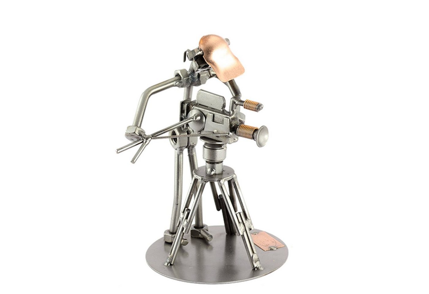 Steelman24 Dekofigur Steelman24 - Caméraman avec Stand - Sculpture de metal von Steelman24