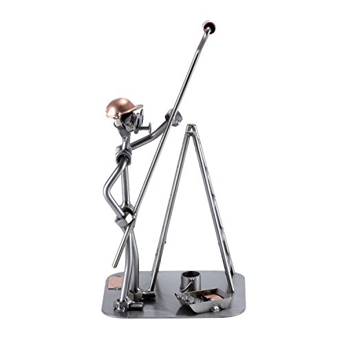 Steelman24 I Schraubenmännchen Anstreicher Mit Rolle I Made in Germany I Handarbeit I Geschenkidee I Stahlfigur I Metallfigur I Metallmännchen von Steelman24