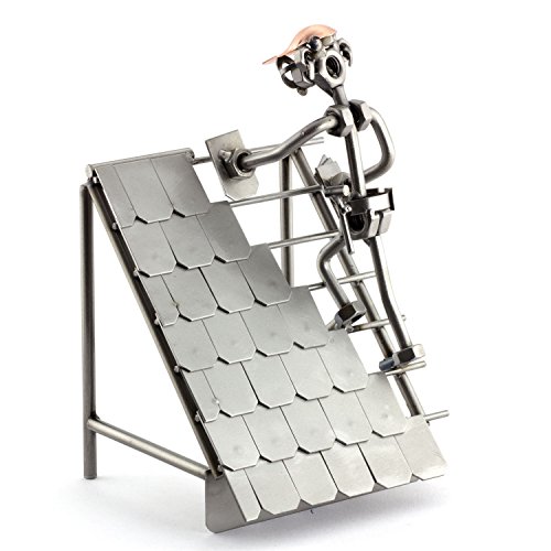 Steelman24 I Schraubenmännchen Dachdecker I Made in Germany I Handarbeit I Geschenkidee I Stahlfigur I Metallfigur I Metallmännchen von Steelman24