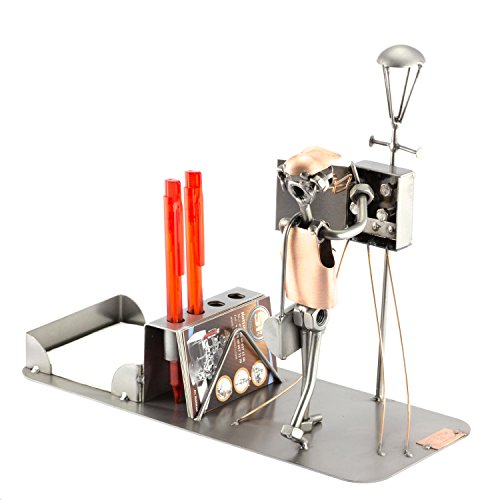 Steelman24 I Schraubenmännchen Elektriker Büro I Made in Germany I Handarbeit I Geschenkidee I Stahlfigur I Metallfigur I Metallmännchen Steelman24 I Schraubenmännchen Elektriker Büro I Made in Germany I Handarbeit I Geschenkidee I Stahlfigur I Metallfigur I Metallmännchen von Steelman24