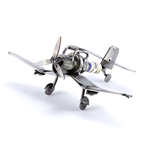 Steelman24 I Schraubenmännchen Flugzeug Mini Ju-87 I Made in Germany I Handarbeit I Geschenkidee I Stahlfigur I Metallfigur I Metallmännchen von Steelman24