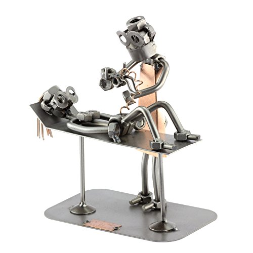 Steelman24 I Schraubenmännchen Hebamme I Made in Germany I Handarbeit I Geschenkidee I Stahlfigur I Metallfigur I Metallmännchen von Steelman24