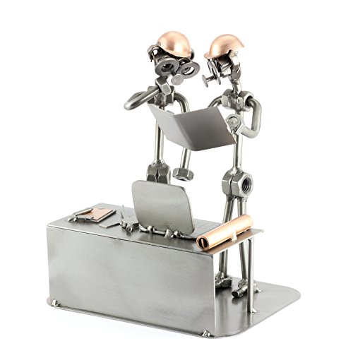 Steelman24 I Schraubenmännchen Ingenieur 2 Personen I Made in Germany I Handarbeit I Geschenkidee I Stahlfigur I Metallfigur I Metallmännchen Steelman24 I Schraubenmännchen Ingenieur 2 Personen I Made in Germany I Handarbeit I Geschenkidee I Stahlfigur I Metallfigur I Metallmännchen von Steelman24