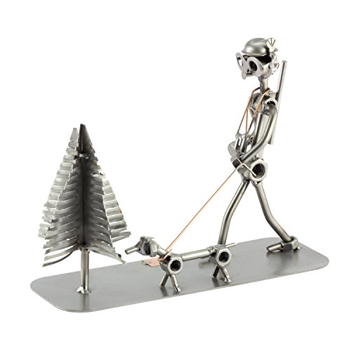 Steelman24 I Schraubenmännchen Jäger Mit Hund I Made in Germany I Handarbeit I Geschenkidee I Stahlfigur I Metallfigur I Metallmännchen Steelman24 I Schraubenmännchen Jäger Mit Hund I Made in Germany I Handarbeit I Geschenkidee I Stahlfigur I Metallfigur I Metallmännchen von Steelman24