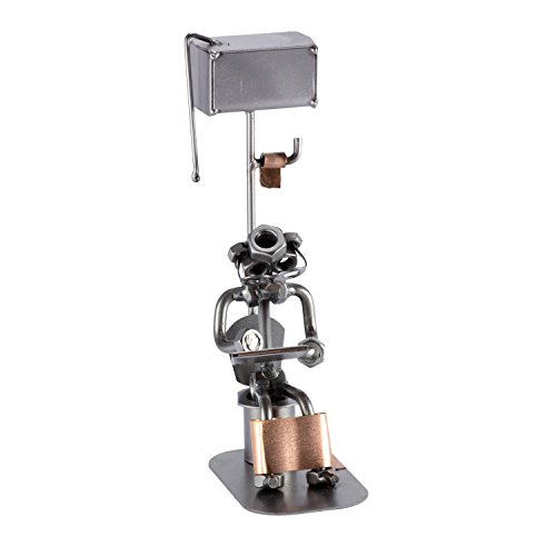 Steelman24 I Schraubenmännchen Klomann Mit Tablet Pc I Made in Germany I Handarbeit I Geschenkidee I Stahlfigur I Metallfigur I Metallmännchen Steelman24 I Schraubenmännchen Klomann Mit Tablet Pc I Made in Germany I Handarbeit I Geschenkidee I Stahlfigur I Metallfigur I Metallmännchen von Steelman24