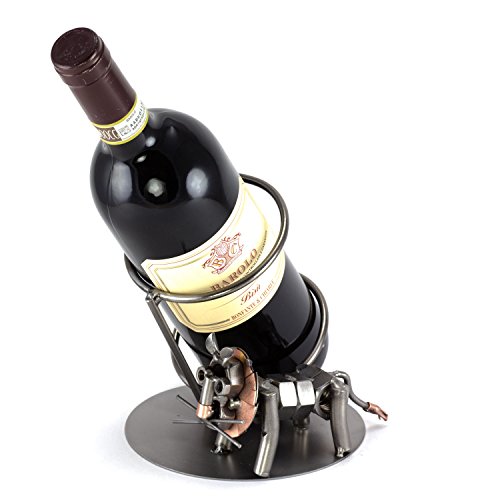 Steelman24 I Schraubenmännchen Löwe Weinmann I Made in Germany I Handarbeit I Geschenkidee I Stahlfigur I Metallfigur I Metallmännchen von Steelman24