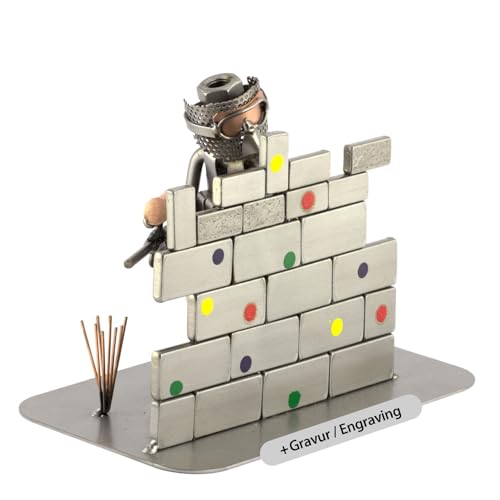 Steelman24 I Schraubenmännchen Paintball Mit Persönlicher Gravur I Made in Germany I Handarbeit I Geschenkidee I Stahlfigur I Metallfigur von Steelman24