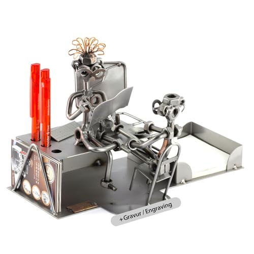 Steelman24 I Schraubenmännchen Pc-Büro 2 Personen Mit Persönlicher Gravur I Made in Germany I Handarbeit I Geschenkidee I Stahlfigur I Metallfigur Steelman24 I Schraubenmännchen Pc-Büro 2 Personen Mit Persönlicher Gravur I Made in Germany I Handarbeit I Geschenkidee I Stahlfigur I Metallfigur von Steelman24