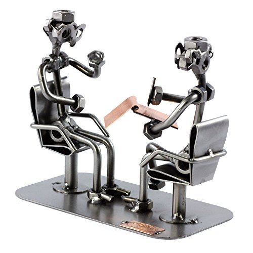 Steelman24 I Schraubenmännchen Psychiater I Made in Germany I Handarbeit I Geschenkidee I Stahlfigur I Metallfigur I Metallmännchen von Steelman24