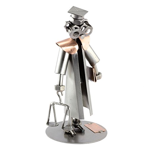 Steelman24 I Schraubenmännchen Richter I Made in Germany I Handarbeit I Geschenkidee I Stahlfigur I Metallfigur I Metallmännchen von Steelman24