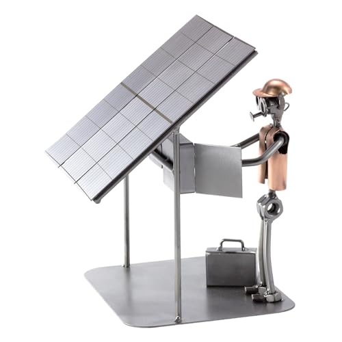 Steelman24 I Schraubenmännchen Solaranlagenbauer mit Visitenkartenhalter I Made in Germany I Handarbeit I Geschenkidee I Stahlfigur I Metallfigur I Metallmännchen Steelman24 I Schraubenmännchen Solaranlagenbauer mit Visitenkartenhalter I Made in Germany I Handarbeit I Geschenkidee I Stahlfigur I Metallfigur I Metallmännchen von Steelman24