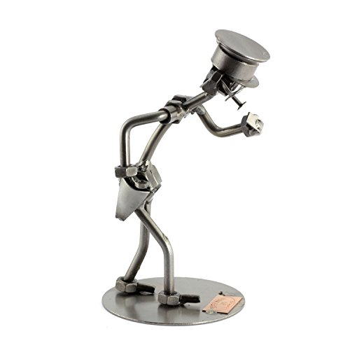 Steelman24 I Schraubenmännchen Verkehrspolizist I Made in Germany I Handarbeit I Geschenkidee I Stahlfigur I Metallfigur I Metallmännchen von Steelman24