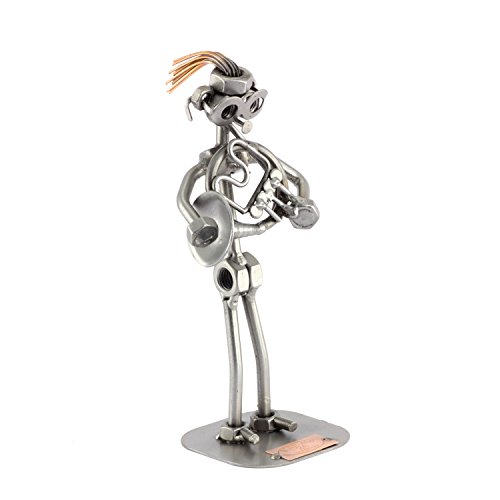 Steelman24 I Schraubenmännchen Waldhorn I Made in Germany I Handarbeit I Geschenkidee I Stahlfigur I Metallfigur I Metallmännchen von Steelman24
