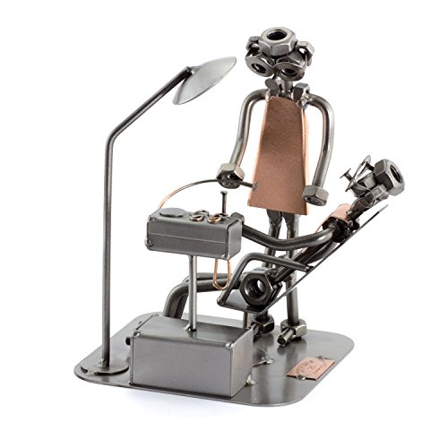 Steelman24 I Schraubenmännchen Zahnarzt mit Gravuroption I Made in Germany I Handarbeit I Geschenkidee I Metallmännchen von Steelman24