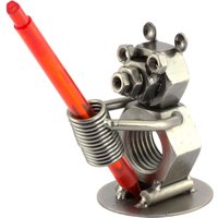 Schraubenmännchen Bär Stifthalter - Original Steelman24 Metallskulptur Das Perfekte Geschenk von Steelman24DE