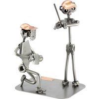 Schraubenmännchen Baseball 2 Personen - Original Steelman24 Metallskulptur Das Perfekte Geschenk von Steelman24DE