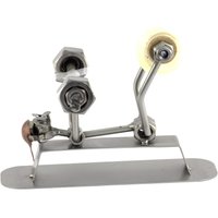 Schraubenmännchen Bodybuilder Tesafilm-Halter - Original Steelman24 Metallskulptur Das Perfekte Geschenk von Steelman24DE