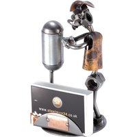 Schraubenmännchen Boxer Mit Sandsack Vistenkarten-Halter - Original Steelman24 Metallskulptur Das Perfekte Geschenk Schraubenmännchen Boxer Mit Sandsack Vistenkarten-Halter - Original Steelman24 Metallskulptur Das Perfekte Geschenk von Steelman24DE