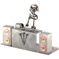 Schraubenmännchen Diskjockey - Original Steelman24 Metallskulptur Das Perfekte Geschenk Schraubenmännchen Diskjockey - Original Steelman24 Metallskulptur Das Perfekte Geschenk von Steelman24DE