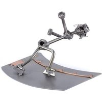 Schraubenmännchen Eisschnelllauf - Original Steelman24 Metallskulptur Das Perfekte Geschenk von Steelman24DE