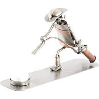 Schraubenmännchen Feuerwehrmann Teelichthalter - Original Steelman24 Metallskulptur Das Perfekte Geschenk von Steelman24DE