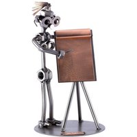 Schraubenmännchen Flipchart Frau - Original Steelman24 Metallskulptur Das Perfekte Geschenk von Steelman24DE