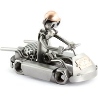 Schraubenmännchen Go-Kart - Original Steelman24 Metallskulptur Das Perfekte Geschenk von Steelman24DE