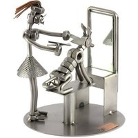 Schraubenmännchen Hundefriseur - Original Steelman24 Metallskulptur Das Perfekte Geschenk von Steelman24DE