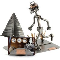 Schraubenmännchen Jogger Mit Visitenkartenhalter - Original Steelman24 Metallskulptur Das Perfekte Geschenk von Steelman24DE