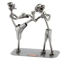 Schraubenmännchen Kickboxer - Original Steelman24 Metallskulptur Das Perfekte Geschenk von Steelman24DE