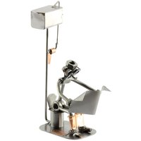 Schraubenmännchen Klomann Mit Zeitung - Original Steelman24 Metallskulptur Das Perfekte Geschenk Schraubenmännchen Klomann Mit Zeitung - Original Steelman24 Metallskulptur Das Perfekte Geschenk von Steelman24DE