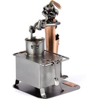 Schraubenmännchen Köchin - Original Steelman24 Metallskulptur Das Perfekte Geschenk Schraubenmännchen Köchin - Original Steelman24 Metallskulptur Das Perfekte Geschenk von Steelman24DE