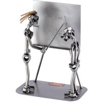 Schraubenmännchen Lehrerin Mit Schüler - Original Steelman24 Metallskulptur Das Perfekte Geschenk von Steelman24DE