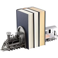 Schraubenmännchen Lok Buchstützen - Original Steelman24 Metallskulptur Das Perfekte Geschenk von Steelman24DE