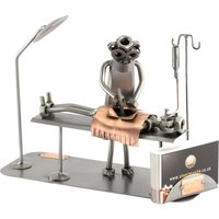 Schraubenmännchen Op-Tisch Mit Visitenkartenhalter - Original Steelman24 Metallskulptur Das Perfekte Geschenk von Steelman24DE