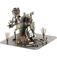Schraubenmännchen Paintball 2 Personen - Original Steelman24 Metallskulptur Das Perfekte Geschenk von Steelman24DE