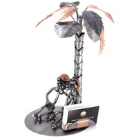 Schraubenmännchen Palmenpaar Mit Visitenkartenhalter - Original Steelman24 Metallskulptur Das Perfekte Geschenk Schraubenmännchen Palmenpaar Mit Visitenkartenhalter - Original Steelman24 Metallskulptur Das Perfekte Geschenk von Steelman24DE