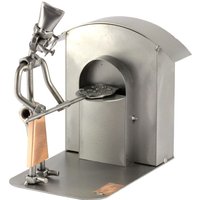 Schraubenmännchen Pizzabäcker - Original Steelman24 Metallskulptur Das Perfekte Geschenk von Steelman24DE