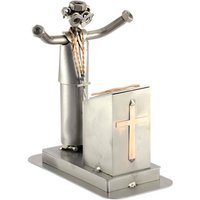 Schraubenmännchen Priester - Original Steelman24 Metallskulptur Das Perfekte Geschenk von Steelman24DE