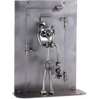 Schraubenmännchen Schließer Im Gefängnis - Original Steelman24 Metallskulptur Das Perfekte Geschenk von Steelman24DE