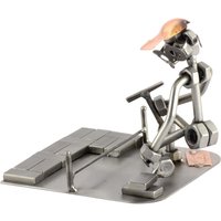 Schraubenmännchen Steinsetzer - Original Steelman24 Metallskulptur Das Perfekte Geschenk von Steelman24DE