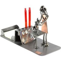 Schraubenmännchen Tierarzt Schreibtisch Organizer - Original Steelman24 Metallskulptur Das Perfekte Geschenk von Steelman24DE