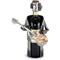 Schraubenmännchen Weinflaschenhalter Jimmy Hendrix - Original Steelman24 Metallskulptur Das Perfekte Geschenk von Steelman24DE
